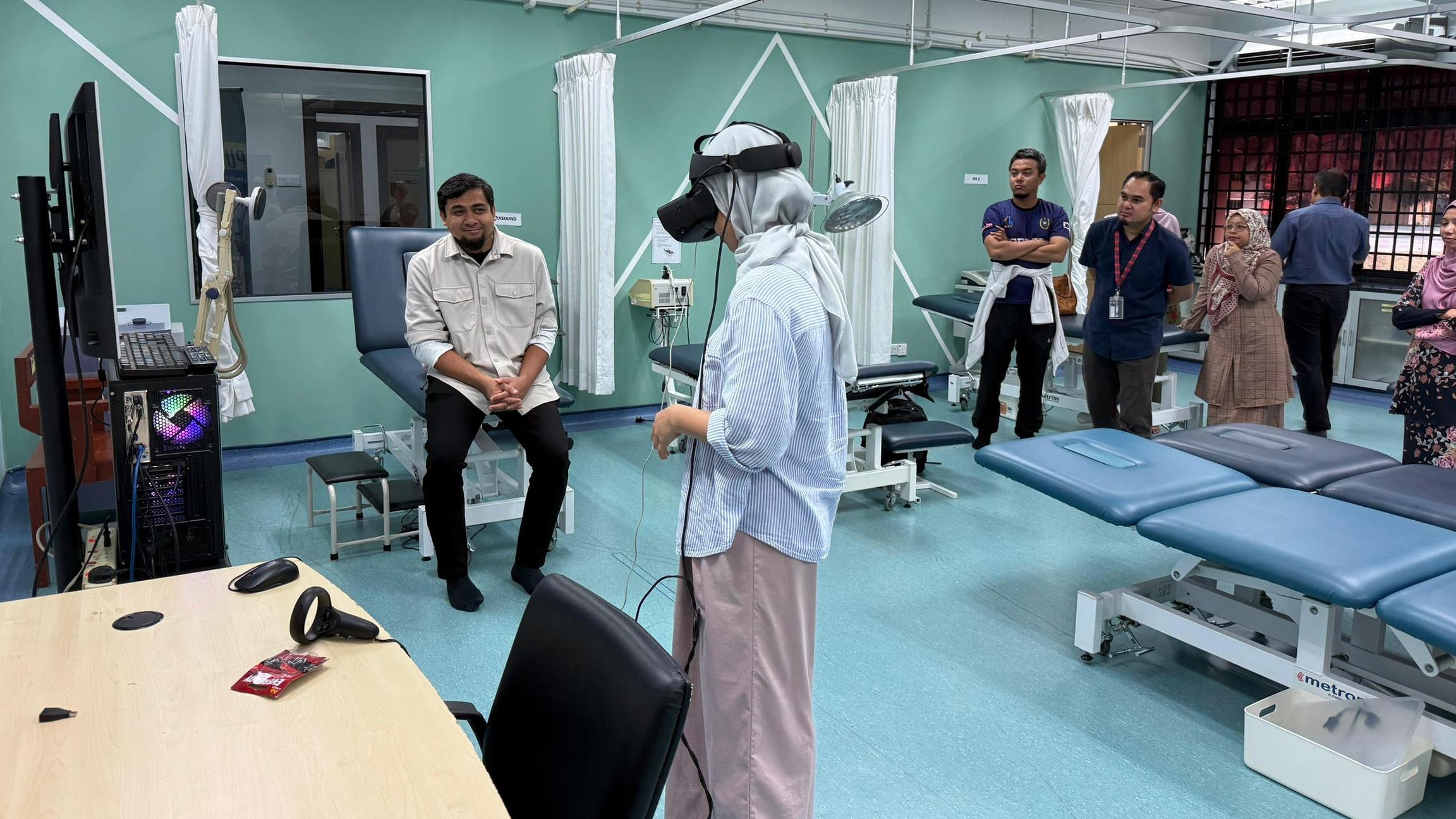 VR Rehabilitation Testing